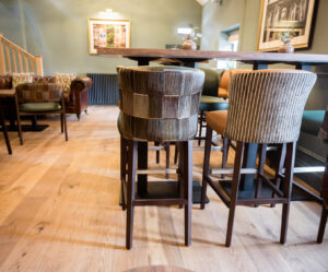 The Queens Great Corby lounge area